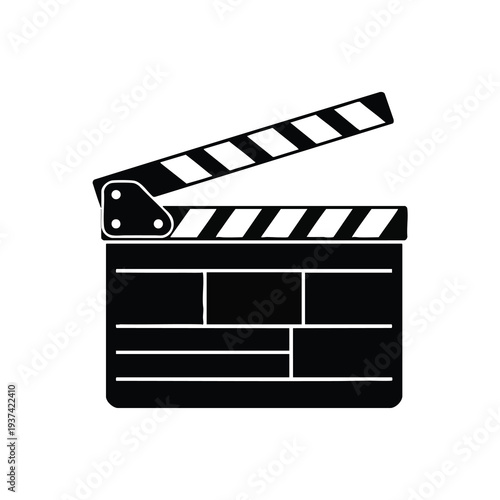 Classic Movie Clapperboard for Film Production and Cinema Projects