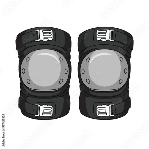 Pair of Black and Gray Wrist Watches with Adjustable Straps