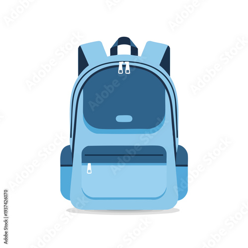 Modern Blue Backpack for School Travel and Outdoor Adventures