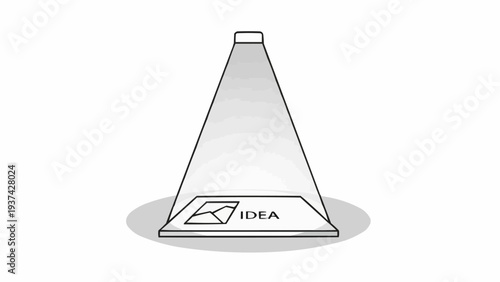 Light Bulb Idea Concept Symbol.