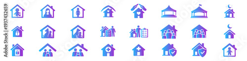 Home and Housing Vector Icons Set