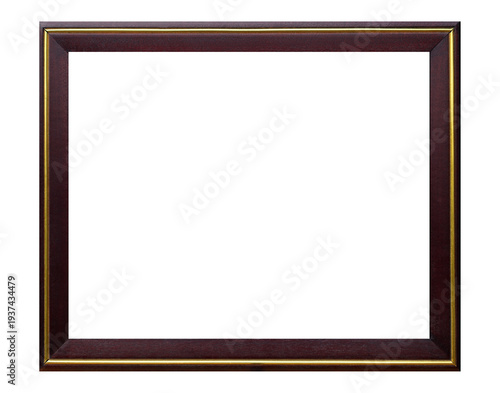 Open Frame, Cherrywood With Gold Trim, Landscape Orientation