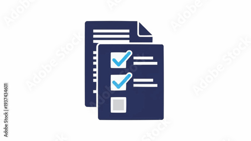 Checklist Document with Checked Boxes.