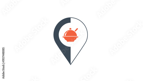 Map Pin with Bug Icon Inside.