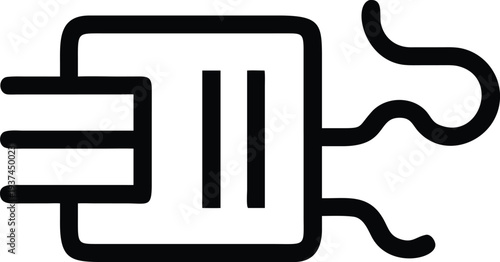 Digital Data Connection and Communication Plug Symbolizing Seamless Information Flow