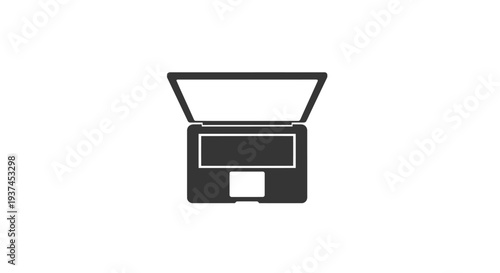 Black and white printer machine.