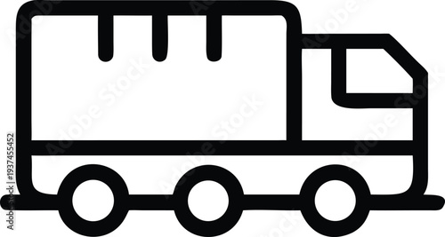 Essential Delivery Service Logistics Truck Icon for Efficient Transport Solutions