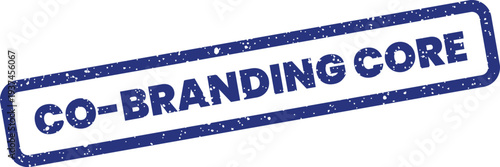 Quadro su tela Distressed rubber stamp illustration highlighting the essential business concept