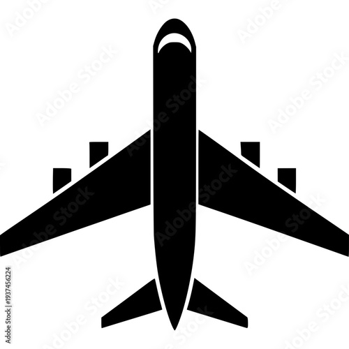 Passenger Plane Icon Vector