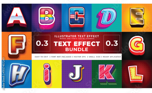 Colorful Candy Text Effect