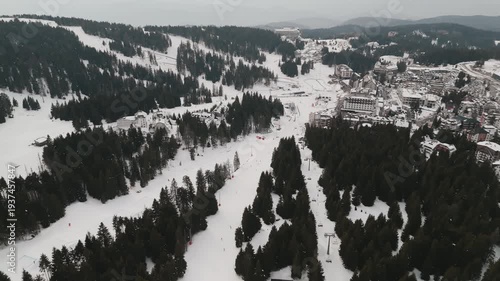 Exploring kopaonik in raska district serbia with snowy landscapes and winter activities