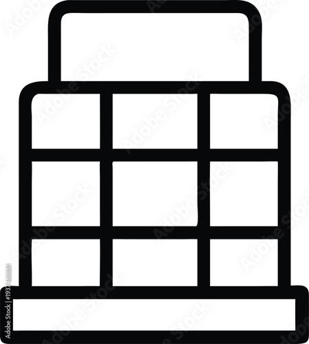 Industrial storage units stacked with an upper display panel for logistics and inventory