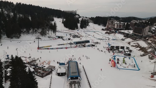 Exploring winter fun in Kopaonik Serbia with skiing snowboarding and families enjoying outdoor activities