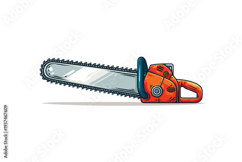 Saw sharp drill round isolated