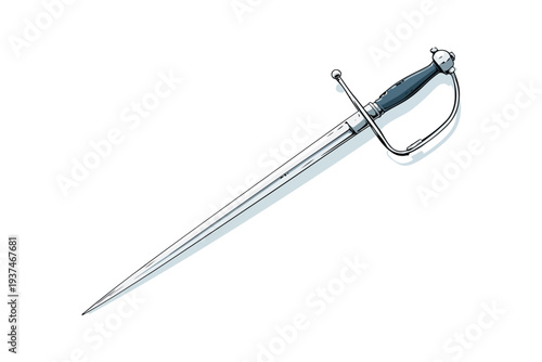sword blade isolated design isolated