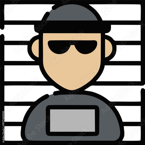 Criminal Mugshot Identification Profile Picture