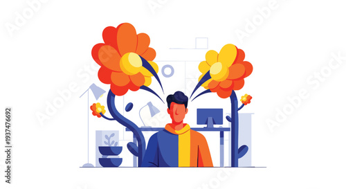 Strategic Innovation and Growth Mindset Concept for Modern Creative Agencies