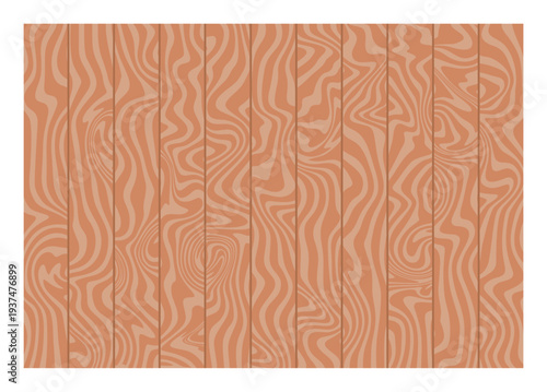 Wooden panel. Simple flat illustration
