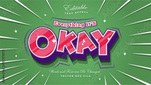 Okay Bold Text Effect