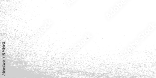 Minimalist white winter snow landscape background with soft grainy frost texture and atmospheric hazy horizon copy space