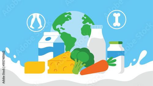 Dairy products nutrition world health