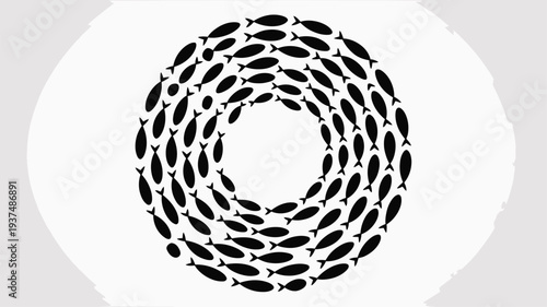 School of Fish Circle Swarm