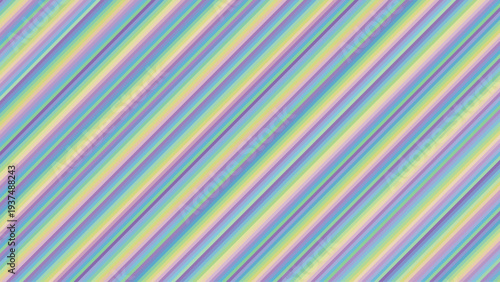 vibrant pastel striped background features a seamless abstract pattern of colorful diagonal lines, perfect for retro digital wallpaper and bright graphic design layouts