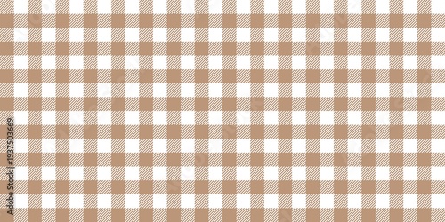 Photos Light brown gingham checkered pattern with diagonal stripes