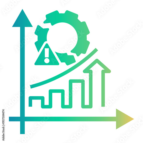 market Line Gradient Icon