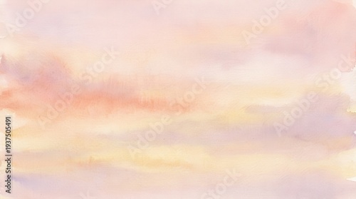 Soft Pastel Cloudy Sky Background.