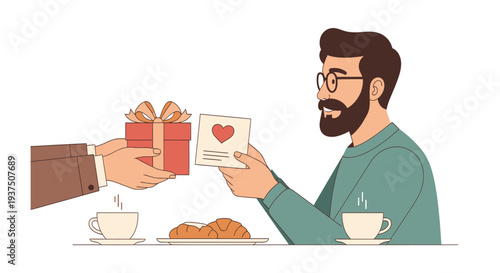 Thanks fathers day happy celebration vector illustration for dad