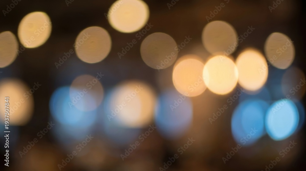 Fototapeta premium Blurred City Lights at Night.