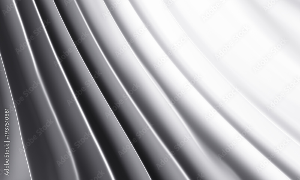 Fototapeta premium Abstract gray wave. Dark ripple background