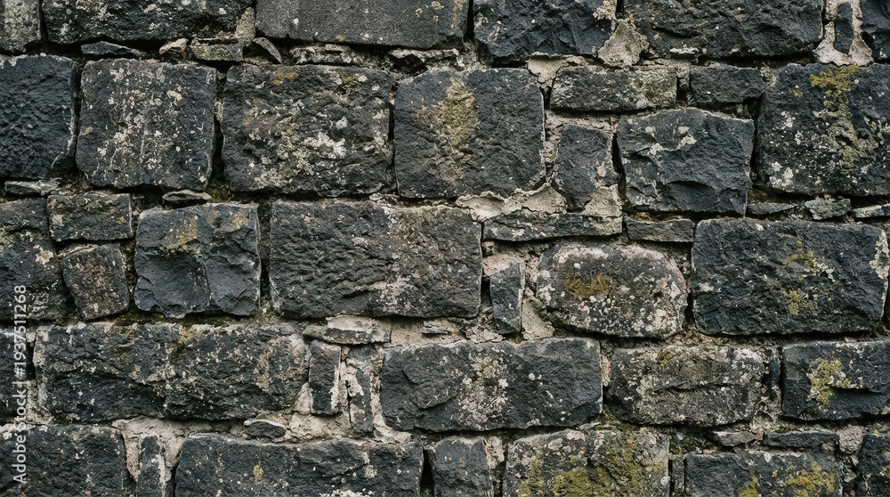 Obraz premium Old Stone Brick Wall Texture Background.