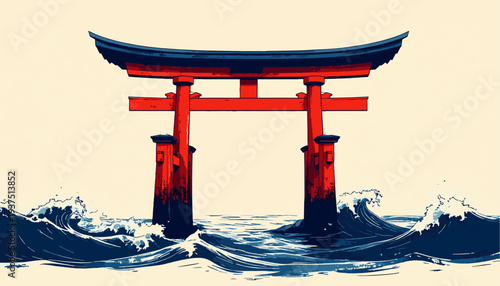 Cream Colored Background with Beige Tone.