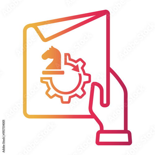 project Line Gradient Icon