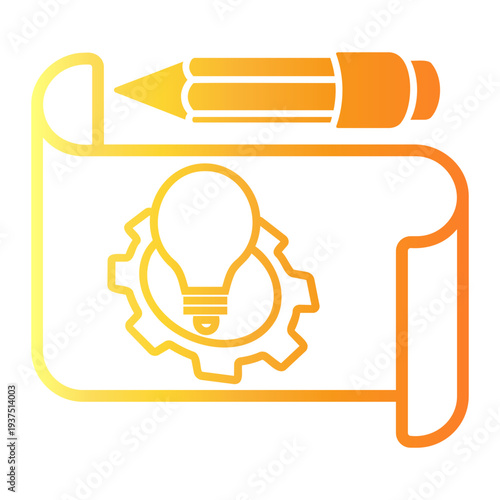 project Line Gradient Icon