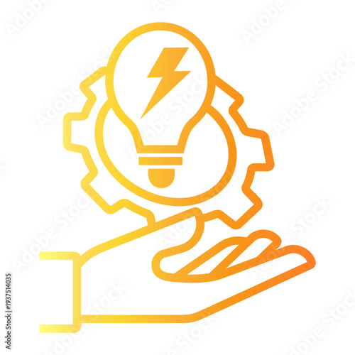 project Line Gradient Icon