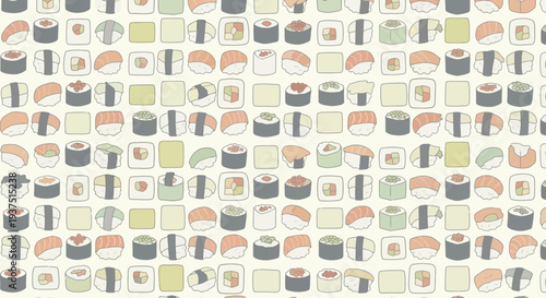 Sushi Pattern