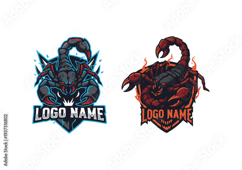 scorpion mascot logo esport