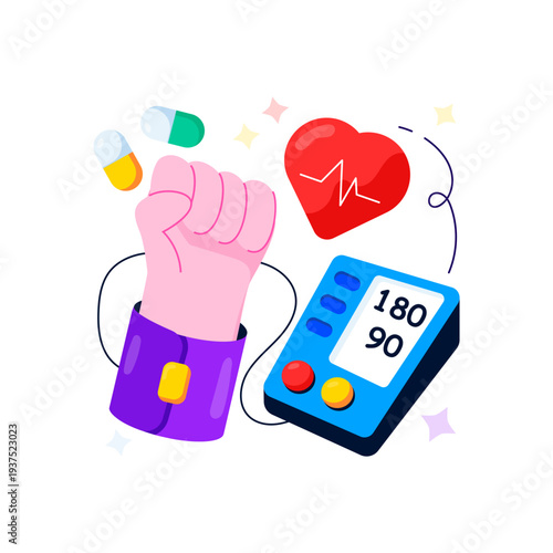 Creative design illustration of no smoking