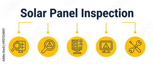Solar panel inspection and maintenance scheduling workflow