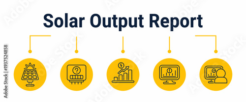 Solar output reporting and dashboard review workflow 