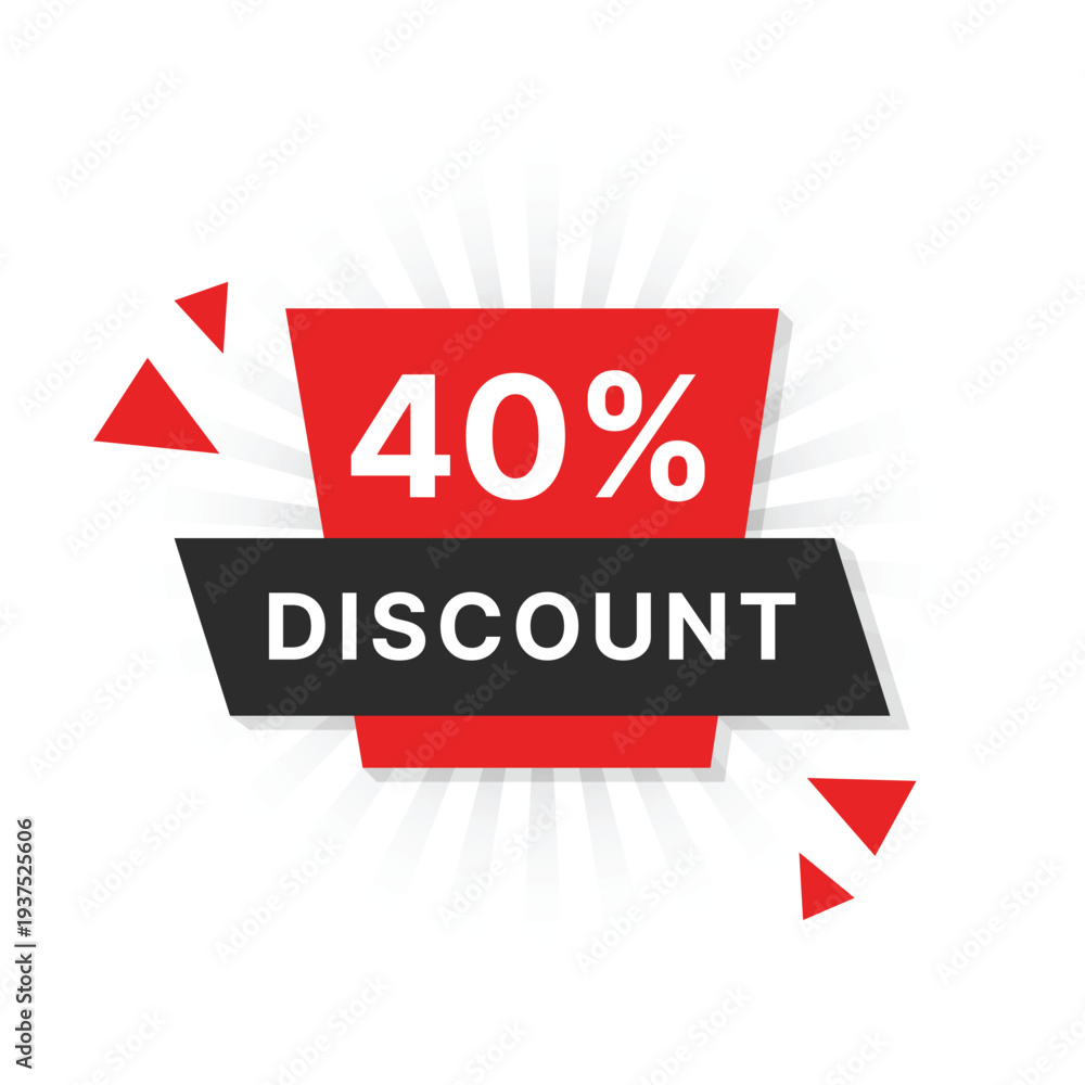 Fototapeta premium Discount tag