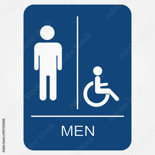 men's toilet icon symbol illustration vector eps10 logo template design pattern seamless bright minimal design flat design realistic style simple design modern design