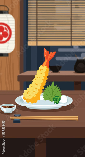 Shrimp Tempura Japanese Food