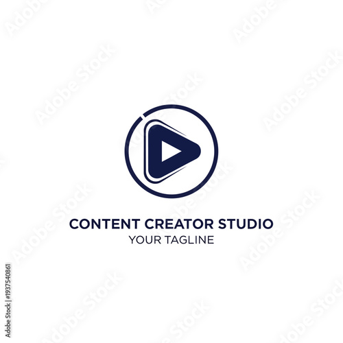 Play Button Logo Design Element. Free Download Play Button Logo Design Element. - GFXLoad