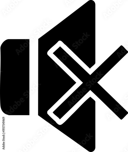 Speaker Mute Audio Signal Symbol