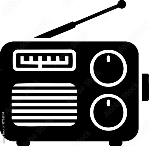 Analog Radio Tuner Media Symbol