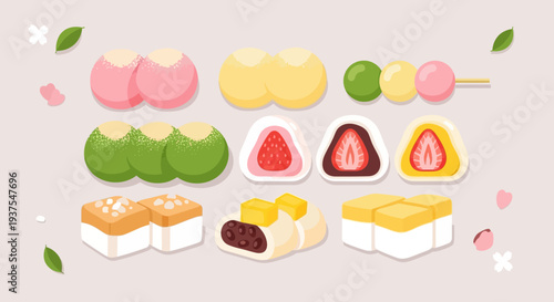 Japanese Sweets Assortment